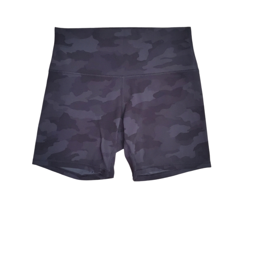 Lululemon Athletica Camo Bike Shorts - Black